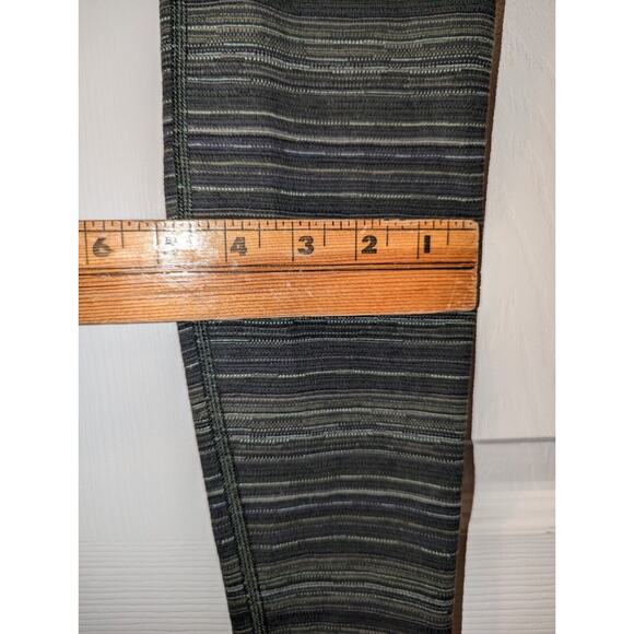 Lululemon Pants Women's Size 6 Wunder Under Pant III Cyber Stripe Green Olive - Picture 4 of 11